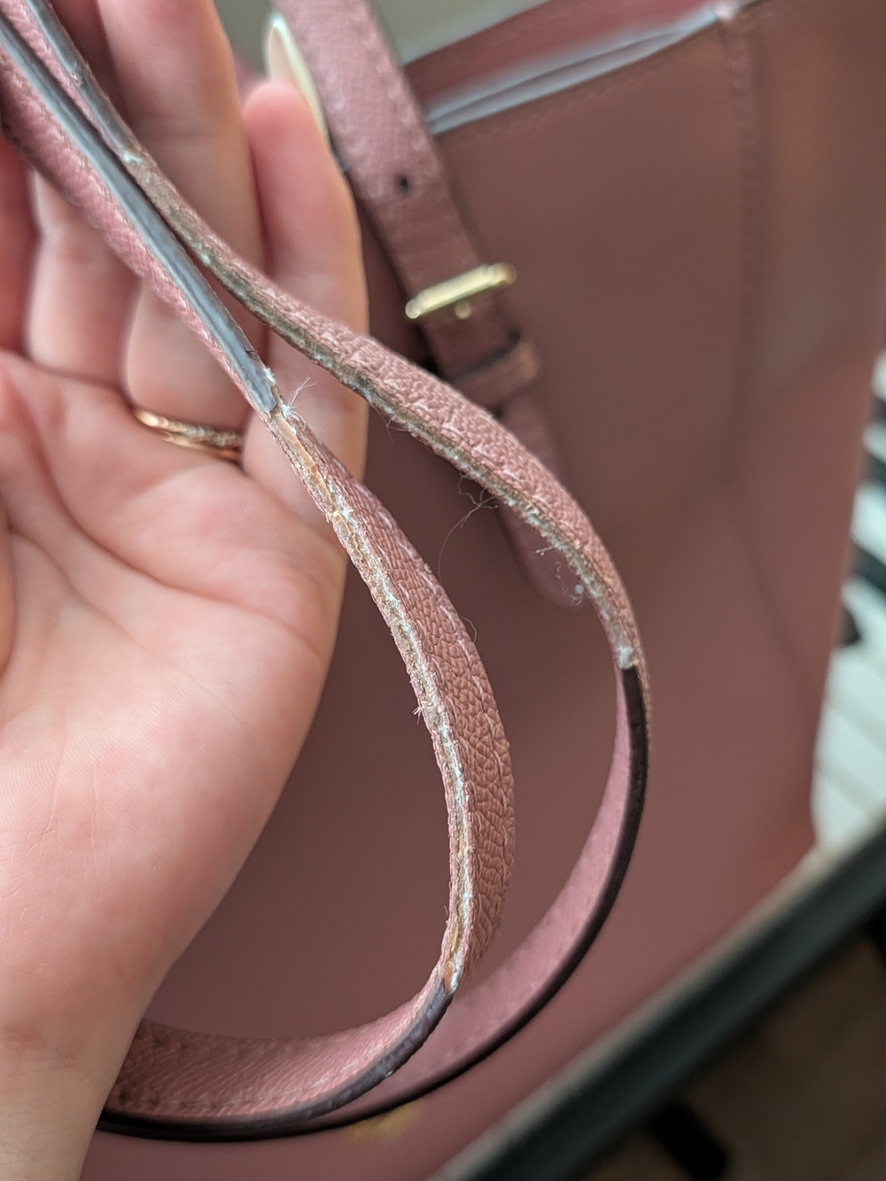 Pink Coach Turnlock Tote - Picture 7 of 8